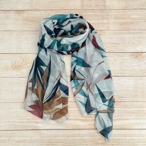 Missshorthair Women Scarf Polyester Shawl Floral Printed Casual Long Scarves